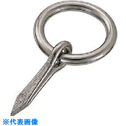 ■水本 ステンレス 打ち込み丸カン 線径8mm B030(8490705)[送料別途お見積り][法人限定][掲外取寄]