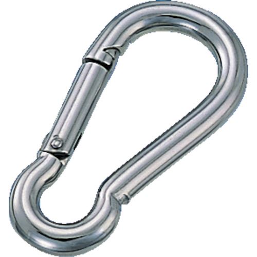 ■水本 ステンレス スナップフックB型 線径4mm 長さ45mm B801(8491081)[送料別途見積り][法人・事業所限..