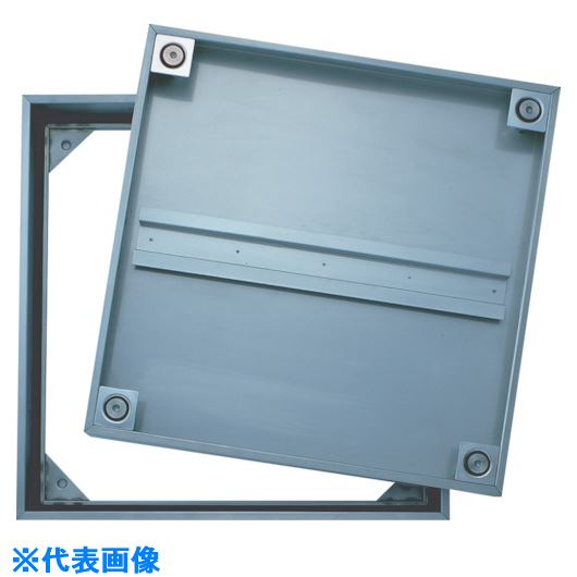 ■DAIKEN 床点検口アンダーハッチ 450×450 ステン枠防水防臭 ハンドル無 FSMPD45N(8493637)[送料別途見..