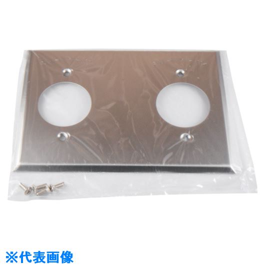 乐天商城 - ■アメリカン電機 ステンレスプレ−ト 引掛大穴+ブランク+大穴 1612S(8501072)[送料別途お見積り][法人限定][掲外取寄]