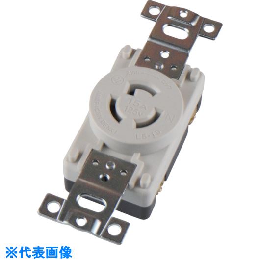 ■アメリカン電機 引掛形 埋込コンセント 接地2P15A125V 白色 3110L5IV(8501079)[送料別途お見積り][法人限定][掲外取寄]