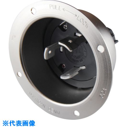 オレンジブック トラスコ中山　TRUSCOアメリカン電機 引掛形 フランジインレット 3P60A250V 〔品番:3625〕[ 注番:8501117]特長●高容量60A器具です。●電源を受電するための器具です。●黄銅フランジケースです。仕様●定格：3P60A250V仕様2●引掛形フランジインレット3P60A250V材質/仕上●ケース：黄銅セット内容/付属品注意原産国（名称）日本JANコード4948265016458本体質量205.6gオレンジブック トラスコ中山　TRUSCOアメリカン電機 引掛形 フランジインレット 3P60A250V 〔品番:3625〕[注番:8501117][本体質量：205.6g]分類》電子機器》電設配線部品》プラグ・コンセント☆納期情報：メーカー取り寄品（弊社より発送）