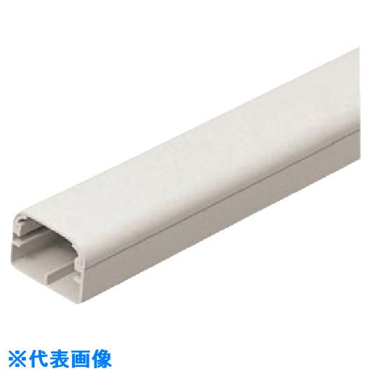 ■未来 モールダクト(屋外用) 規格：40型 グレー MDH40G(8501677)[送料別途お見積り][法人限定][掲外取寄](4.0)