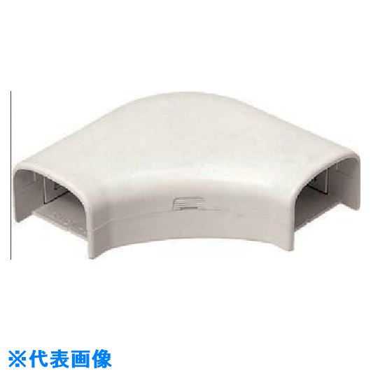 ■未来 ダクト曲ガリ(モールダクト用) 規格：モールダクト40型 チョコレート MDM40T(8501721)[送料別途お見積り][法人限定][掲外取寄](4.0)