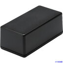 ■タカチ ビス止めプラケース W65×H50.1×D130 ブラック TW7513B(8503465)