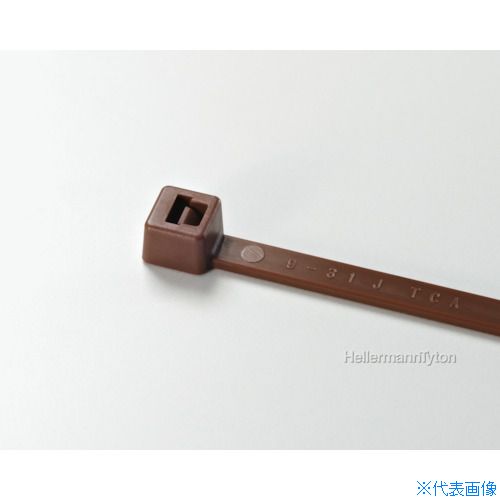 ■TYTON カラータイ 幅2.2×長さ80mm 屋内使用 (1000本入) T18SBRW(8503895)[送料別途お見積り][法人限定..