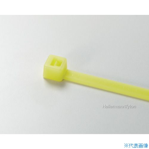 ■TYTON カラータイ 幅2.2×長さ80mm 屋内使用 (1000本入) T18SYLW(8503905)[送料別途お見積り][法人限定..