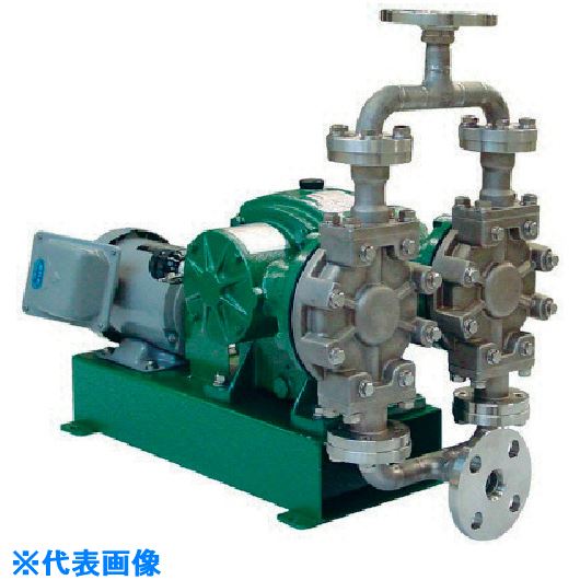 ■KUK ダイヤフラム式定量ポンプ PTFE仕様 ND15SUS(8510116)[法人限定][外直送元]