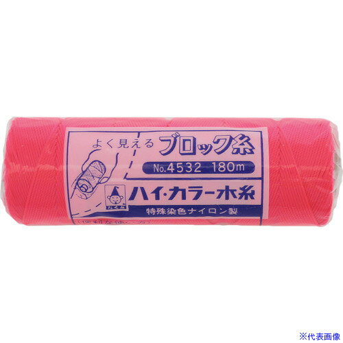 ■たくみ ハイカラー水糸 赤 4532(8511638)[送料別途お見積り][法人限定][外直送]