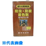 オレンジブック トラスコ中山　TRUSCOシントー ウッドカラー スプルース 16L 〔品番:381516.0〕[ 注番:8512004]特長●防虫（蟻）、防腐、撥水効果があり、カビもよせつけません。●薬剤が木の内部まで浸透して強化し、通気...