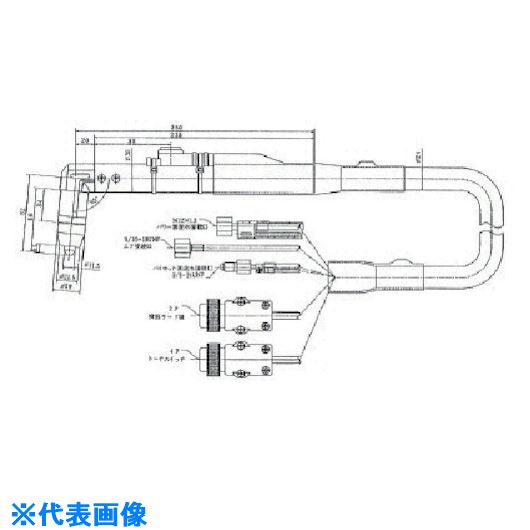 ■DAIHEN プラズマ切断トーチ CTW−0801 CTW0801(8513234)[法人限定][外直送元]