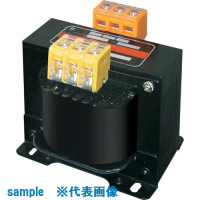 オレンジブック トラスコ中山　TRUSCOスワロー 電機 電源トランス(降圧専用タイプ) 100VA 〔品番:PC41100〕[ 注番:8513653]特長●産業用単相複巻トランス　ねじアップ式端子台です。●樹脂成形ボビンの使用により、紙巻ボビンでの湿気やホコリ等による絶縁不良等を防止できます。●保護カバー取外しの手間も、ねじ脱落の心配もなく、圧着端子を入れて締めるだけで作業が完了、結線時間が約5分の1になりました。●各相の端子台を入力、出力、アース、U相、V相、W相と色分けすることで一目で判別ができ、誤配線防止効果を高めます。●ポップナットの採用により、ドライバーを垂直に作業可能とし、取り付け作業が素早く、確実に行えます。用途●入力側の電圧を出力側の電圧に変換します。仕様●容量(kVA)：0.1●端子ねじ(mm)：4 絶縁種類:A種●入力/出力(V)：440・400・380・0/110・100・0●RoHS対応●JIS規格準拠仕様2●入力440、400、380、0V　出力110、100、0V　100VA材質/仕上●銅●鉄●樹脂セット内容/付属品注意原産国（名称）日本JANコード本体質量2.7kgオレンジブック トラスコ中山　TRUSCOスワロー 電機 電源トランス(降圧専用タイプ) 100VA 〔品番:PC41100〕[注番:8513653][本体質量：2.7kg]分類》電子機器》電気・電子部品》変圧器☆納期情報：メーカー取り寄品（弊社より発送）