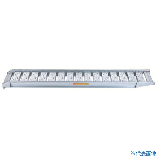 オレンジブック トラスコ中山　TRUSCO昭和 SBA型ブリッジ2個1組 全長2720mm 有効幅400mm 〔品番:SBA270402.0〕[ 注番:8515462]特長●最も汎用性の高いアルミブリッジです。●0.5トン用から5トン用まで豊富にラインアップしています(掲載以外にも)。用途●農業機械や建設機械をトラックに積み込むための道板です。仕様●最大使用質量(kg/セット)：2000●全長(mm)：2720●有効幅(mm)：400●全高(mm)：158仕様2材質/仕上●アルミニウム合金(A7003S-T5)セット内容/付属品注意原産国（名称）日本JANコード4543820160319本体質量44kgオレンジブック トラスコ中山　TRUSCO昭和 SBA型ブリッジ2個1組 全長2720mm 有効幅400mm 〔品番:SBA270402.0〕[注番:8515462][本体質量：44kg]《包装時基本サイズ：27200×4580×1580》〔包装時質量：22kg〕分類》工事・照明用品》はしご・脚立》アルミブリッジ☆納期情報：メーカー直送品【法人限定＝会社名ご記入お願い致します。】