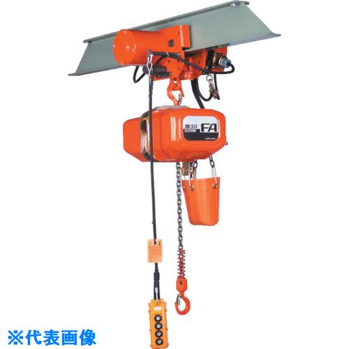 オレンジブック トラスコ中山　TRUSCO象印 FA型電気トロリ結合式電気チェーンブロック2.8t・4m (FAM−2.8 4m) 〔品番:FAM02840〕[ 注番:8515821]特長●電動式天井走行クレーン併用になると6点（上下、東西南北へ）になり、手元で自由に操作できます。●特殊I型鋼御使用の場合は必ず御注文の時お申し出下さい。●巻上げの速度は、定速式電気チェーンブロック(FAタイプ)と同じです。用途●店・工場・現場での荷役・運搬作業に。仕様●定格荷重(t)：2.8●適合横行レール幅(mm)：100-125-150●巻上モーター出力(kW)：1.6●横行モーター出力(kW)：0.75●横行速度標準 50/60Hz：20/24●フック間最小距離：1020(860)●揚程(m)：4仕様2材質/仕上●ロードチェーン材質：特殊合金鋼セット内容/付属品注意●※過負荷防止機能(トルコン)付タイプ、低速タイプも別途あります。　揚程価格は1m単位※フック間最小距離の(　)内寸法は直結時の寸法です。電源コードは標準で0.5m付属です。　3相200V原産国（名称）日本JANコード本体質量147kgオレンジブック トラスコ中山　TRUSCO象印 FA型電気トロリ結合式電気チェーンブロック2.8t・4m (FAM−2.8 4m) 〔品番:FAM02840〕[注番:8515821][本体質量：147kg]《包装時基本サイズ：740×760×820》〔包装時質量：147kg〕分類》荷役用品》チェーンブロック・クレーン》電気チェーンブロック☆納期情報：メーカー直送品【法人限定＝会社名ご記入お願い致します。】