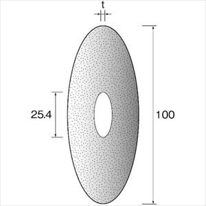 オレンジブック トラスコ中山　TRUSCOMinimo 砥石ブレード A/WA φ100 (10枚入) 〔品番:MC4221〕[ 注番:8523683]特長●靭性に優れたレジノイドボンドを採用し、薄くても安全性に優れ切れ味の良い砥石です。●スピーディーで優れた切断能力を持つカッティング工具です。●ミニター卓上切断機WK-610でご使用ください。仕様●粒度(#)：100●外径(mm)：100●最高使用回転数(rpm)：5000●穴径(mm)：25.4●刃厚(mm)：0.7●砥材：A/WA仕様2●適合素材：工具鋼、合金鋼、一般鋼、ステンレス、アルミニウム、銅●粒度：#100●刃径(mm)：100●刃長(mm)：0.7●ミニター卓上切断機WK-610でご使用ください材質/仕上セット内容/付属品注意●専用冷却液による湿式でご使用ください。原産国（名称）日本JANコード4580120532057本体質量170gオレンジブック トラスコ中山　TRUSCOMinimo 砥石ブレード A/WA φ100 (10枚入) 〔品番:MC4221〕[注番:8523683][本体質量：170g]《包装時基本サイズ：155×155×25》〔包装時質量：170g〕分類》電動・油圧・空圧工具》研削研磨用品》軸付砥石☆納期情報：メーカー取り寄品（弊社より発送）
