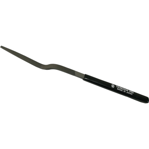 ■ツボサン プロヤスリ クランク型 10本組サイズ 三角 中目 SAC1002(8528716)[送料別途お見積り][法人限定][掲外取寄]