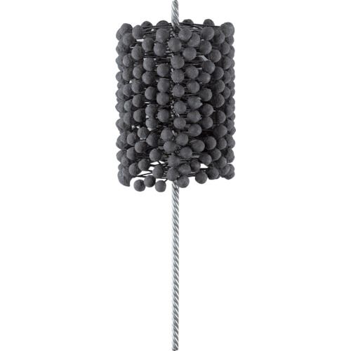 オレンジブック トラスコ中山　TRUSCOYUKO フレックスホーン#AO60 GBD−114 AO60 〔品番:GBD114〕[ 注番:8530571]特長●シャフトから出ているファイバー樹脂製の足に人口砥粒を焼結させた玉をつけた構造です。●足がナイロン樹脂で弾力性に富み、ワークの内面のバリ、凹凸のあるワークの内面も研磨可能です。用途●各種機器・部品の円筒部内面のバリ取り、研磨、仕上げ、面取り。●内燃エンジン・油圧シリンダーほか各種シリンダーのホーニング仕上げ●チューブ、パイプ内面の錆落とし、研掃、研磨。仕様●全長(mm)：344●適合内径(mm)：φ110.0〜116.0●砥粒部長さ(mm)：152●シャフト径(mm)：φ7.9仕様2●使用工具：電動ドリル、ボール盤、マシニングなど●回転数は、加工目的に合わせて300〜1559rpm、回転と同時に往復ストローク(出し入れ)させる●研削液は、水溶液(ソリューブタイプ)又は研削オイルなど、湿式で使用材質/仕上●砥粒:アルミオキサイド●シャフト:亜鉛メッキ線●ブラシ部:ナイロンセット内容/付属品注意●運賃1200円。北海道、九州は1400円、沖縄、離島は1700円。●216mm〜914mm用迄規格がございます。又規格外も申し受けますので、お問い合わせ下さい。●物流センター入れも運賃がかかります。原産国（名称）アメリカJANコード本体質量750gオレンジブック トラスコ中山　TRUSCOYUKO フレックスホーン#AO60 GBD−114 AO60 〔品番:GBD114〕[注番:8530571][本体質量：750g]《包装時基本サイズ：130×350×125》〔包装時質量：750g〕分類》電動・油圧・空圧工具》研削研磨用品》軸付ブラシ☆納期情報：オレンジブック掲載以外でメーカー直送品【法人限定＝会社名ご記入お願い致します。】