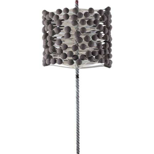 オレンジブック トラスコ中山　TRUSCOYUKO フレックスホーン#AO600 GBD-190 AO600 〔品番:GBD190〕[ 注番:8530644]特長●シャフトから出ているファイバー樹脂製の足に人口砥粒を焼結させた玉をつけた構造です。●足がナイロン樹脂で弾力性に富み、ワークの内面のバリ、凹凸のあるワークの内面も研磨可能です。用途●各種機器・部品の円筒部内面のバリ取り、研磨、仕上げ、面取り。●内燃エンジン・油圧シリンダーほか各種シリンダーのホーニング仕上げ●チューブ、パイプ内面の錆落とし、研掃、研磨。仕様●全長(mm)：445●適合内径(mm)：180.0〜190.0●砥粒部長さ(mm)：184●シャフト径(mm)：φ10.7仕様2●使用工具：電動ドリル、ボール盤、マシニングなど●回転数は、加工目的に合わせて300〜1625rpm、回転と同時に往復ストローク(出し入れ)させる●研削液は、水溶液(ソリューブタイプ)又は研削オイルなど、湿式で使用材質/仕上●砥粒:アルミオキサイド●シャフト:亜鉛メッキ線●ブラシ部:ナイロンセット内容/付属品注意●運賃1200円。北海道、九州は1400円、沖縄、離島は1700円。●216mm〜914mm用迄規格がございます。又規格外も申し受けますので、お問い合わせ下さい。●物流センター入れも運賃がかかります。原産国（名称）アメリカJANコード本体質量1050gオレンジブック トラスコ中山　TRUSCOYUKO フレックスホーン#AO600 GBD-190 AO600 〔品番:GBD190〕[注番:8530644][本体質量：1050g]《包装時基本サイズ：210×450×210》〔包装時質量：1050g〕分類》電動・油圧・空圧工具》研削研磨用品》軸付ブラシ☆納期情報：オレンジブック掲載以外でメーカー直送品【法人限定＝会社名ご記入お願い致します。】