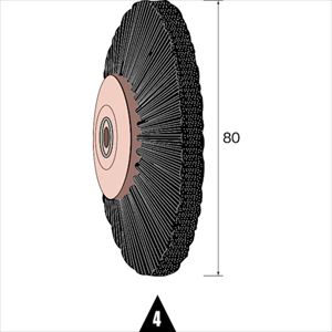 オレンジブック トラスコ中山　TRUSCOMinimo ブラシホイール ウッドコア 豚毛 ハード φ70 4列 (3個入) 〔品番:NA5824〕[ 注番:8530698]特長●両頭グラインダー、卓上研磨機用ブラシです。　●回転調整機能付ミニターバフマスターでより効果的な作業ができます。仕様●毛材：豚●外径(mm)：80●最高使用回転数(rpm)：3600●列数：3　集中タイプ(黒毛)●穴径(mm)：6.0仕様2●適合素材：一般鋼、ステンレス、アルミニウム、銅、樹脂、ゴム●穴径(mm)：φ6●ミニター卓上研磨機WM-30・WM-200用材質/仕上セット内容/付属品注意原産国（名称）日本JANコード4580120535225本体質量151gオレンジブック トラスコ中山　TRUSCOMinimo ブラシホイール ウッドコア 豚毛 ハード φ70 4列 (3個入) 〔品番:NA5824〕[注番:8530698][本体質量：151g]《包装時基本サイズ：85×90×90》〔包装時質量：151g〕分類》電動・油圧・空圧工具》研削研磨用品》軸付ブラシ☆納期情報：メーカー取り寄品（弊社より発送）