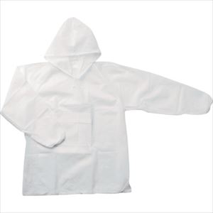 ■川西 不織布ヤッケ Lサイズ 7018L(8537727)×10[送料別途お見積り][法人限定][掲外取寄]