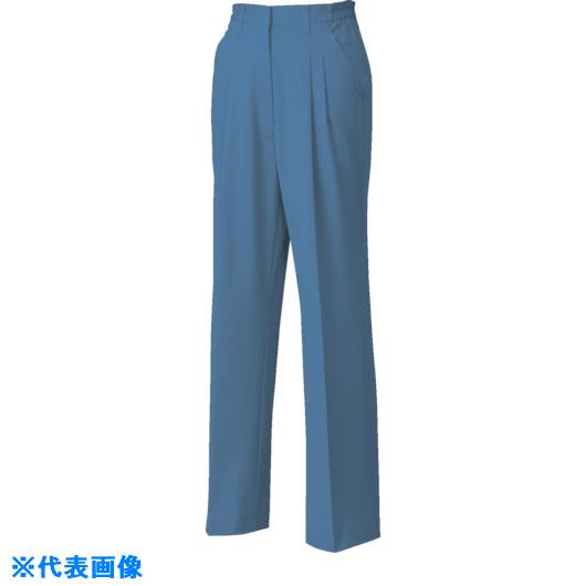 ■コーコス レディーススラックスA-1154 6 Cブルー S A11546S(8539850)[送料別途お見積り][法人限定][掲..