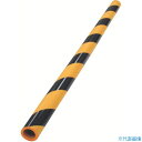 ■CAR-BOY 安心クッション 丸型90cm 内径27mm ブラック/イエロー AC131(8547777)