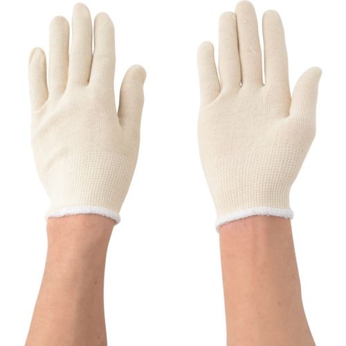 オレンジブック トラスコ中山　TRUSCO川西 下履き用手袋 女性用 (10双入) 〔品番:2752〕[ 注番:8548302]特長●革手袋や使い捨て手袋の下ばき用に適しています。用途●精密機械工業仕様●色：生成●サイズ：フリー●全長(cm...