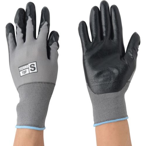 ■川西 テクノトップ ブラック 3P Sサイズ 2987S(8548504)×5[送料別途見積り][法人...