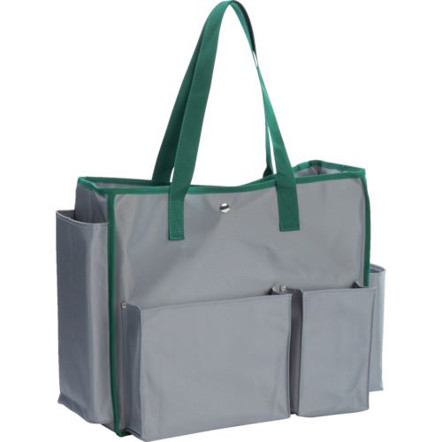 ■テラモト BMトートバックS グリーン DS2332011(8551024)[送料別途お見積り][法人限定][掲外取寄](3)