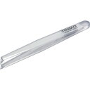 ■TRUSCO 透明プラスチック製ピンセット 120mm 先曲型 TPP232TM(8552565)