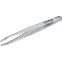 ■TRUSCO 透明プラスチック製ピンセット 120mm 先平細型 TPP233TM(8552566)