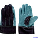■富士グローブ 牛床革オイル加工手袋(袖なしタイプ) オイル77 L 5307(8555208)