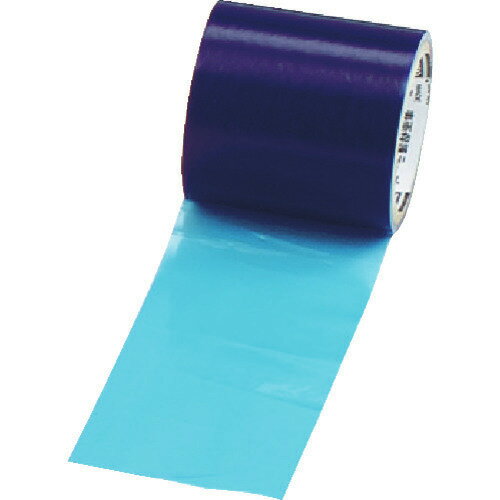 ■TRUSCO 表面保護テープ ブルー 幅100mmX長さ100m TSP51B(8555608)