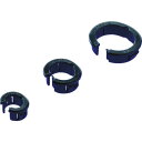 ■TRUSCO オープンブッシュ 取付穴径12.6〜13.0mm用 10個入 SOB13010(8557663)