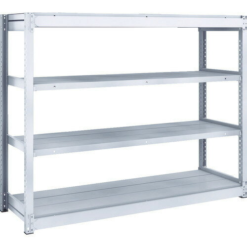 ■TRUSCO TUG型軽中量ボルトレス棚 200kg 単体型 1540×474×H1200 4段 TUG20045S4(8557860)[法人限定][直送元]