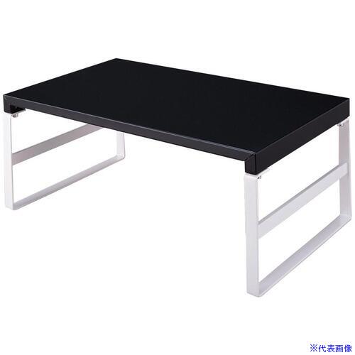■LIHIT デスクボード 机上台(幅390mm・ハイタイプ) 黒 A733124(8559801)