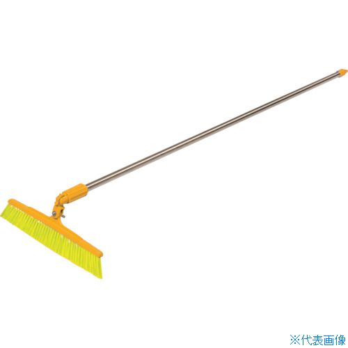 オレンジブック トラスコ中山　TRUSCOBURRTEC バーキュートプラス 衛生管理用ほうき クネット ハード黄1 BCP30K−BH40HY 1P※ 〔品番:63110301〕[ 注番:8563068]特長●ブラシが直角に曲がるから、機械の下の隙間もラクラク清掃可能です。●ブラシの角度を直角、斜め、垂直に3段階に調整できるため、機械、棚の下の隙間も簡単に清掃できます。●ブラシ線材にはPBTを採用しており、耐熱性・耐薬品性・耐摩耗性に優れています。●交換用ブラシでランニングコストを下げることができます。●壁に付着した残渣の清掃や、天面に溜まった埃などを掻き落とす清掃にも最適です。●強い毛腰でしつこい汚れに対応!粘体清掃および一般清掃。用途●床・機械や棚の下の隙間の清掃仕様●色：黄●幅(mm)：300●長さ(mm)：1130●耐熱温度(℃)：120●毛質：ハードタイプ●ブラシ線径(mm)：0.5●毛丈(mm)：40●柄の長さ(mm)：1180●ブラシ部高さ(mm)：65仕様2●国内初のHACCP製品認証取得ブラシです。●本製品認証のHACCP認証マークは食の安全に対して優れた対応能力を証明する適合マークです(HACCP International 社はコーデックス委員会が定める国際食品規格に基づき、製品の性能や原材料だけでなく、取扱説明書やマニュアル類、梱包に至るまで広い観点で審査を行い、食への安全性を証明しています)。材質/仕上●PBT(ブラシ材質）●PP(ブラシ台)●SUS304(柄）●PP(キャップ）●ABS（ジョイント）セット内容/付属品注意●バーキュートシリーズとバーキュートプラスシリーズでの互換性はありません。●ブラシの材質がPBT又はPETの製品について、アルカリ性の洗剤をご使用される場合には、お客様の使用環境によってはブラシが脆くなる恐れがあります。お客様の使用環境下で、問題ないことを確認した上で、ご使用ください。原産国（名称）日本JANコード4513841002042本体質量345gオレンジブック トラスコ中山　TRUSCOBURRTEC バーキュートプラス 衛生管理用ほうき クネット ハード黄1 BCP30K−BH40HY 1P※ 〔品番:63110301〕[注番:8563068][本体質量：345g]《包装時基本サイズ：1440×120×50》〔包装時質量：668g〕分類》清掃・衛生用品》清掃用品》HACCP対応そうじ用品☆納期情報：メーカー取り寄品（弊社より発送）