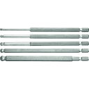 ■TRUSCO ロングボールポイント六角ビット 5本組セット THBAL5SET(8563519)