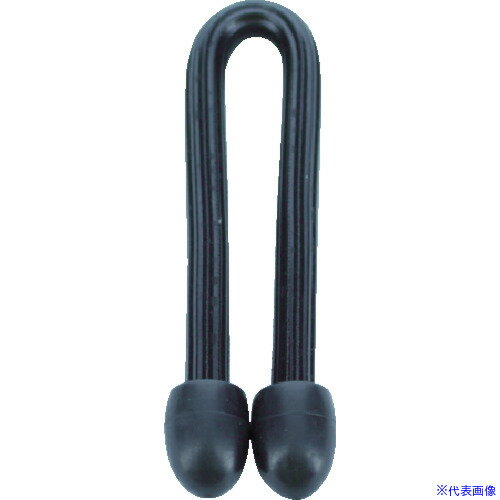 ■TRUSCO カラフルフリータイ Φ4×300mm ブラック (2本入) TKFRT304BK(8563725)