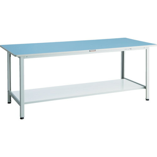 樂天商城 - ■TRUSCO 軽荷重作業台(180kg)BO型 1800X750XH740 下棚2枚付 ホワイト色 BOR1875LT2(8563792)[法人限定][直送元]