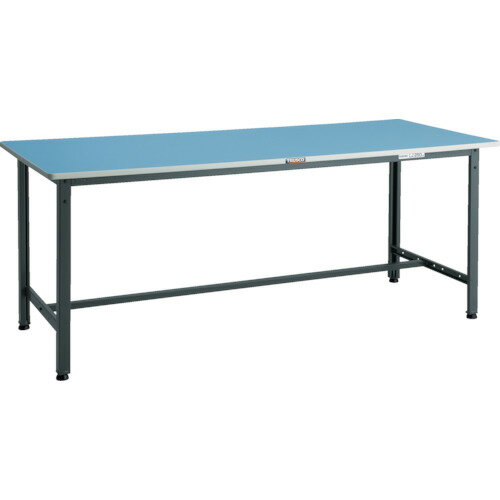 ■TRUSCO 軽荷重作業台(250kg)BE型 1200X750XH740 基本タイプ ダークグレー色 BER1275(8563861)[法人限定][直送元]