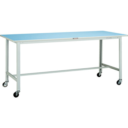 オレンジブック トラスコ中山　TRUSCOTRUSCO 軽荷重作業台(90kg)BO型 1800X600XH809 φ75キャスター付 ホワイト色 〔品番:BOR1860C75〕[ 注番:8563942]特長●移動自由なストッパー付キャスター作業台は作業場所を選びません。●青色の天板には鎮静作用と視認性が高まる効果があります。●キャスター付で移動に便利です。仕様●天板材質：リノリューム張●間口(mm)：1800●奥行(mm)：600●高さ(mm)：809●脚部カラー：ホワイト●均等荷重(kg)：90仕様2●75mm 自在車 2個・75mm 自在車(ストッパー付) 2個●キャスター付材質/仕上●本体:スチール●キャスター金具:スチール●車輪:ゴムセット内容/付属品注意●移動の際には台の上に物をのせないでください。●車上渡しのため、お客様での荷降ろしが必要です。●提供不可：chemSHERPA原産国（名称）日本JANコード4989999501759本体質量37kgオレンジブック トラスコ中山　TRUSCOTRUSCO 軽荷重作業台(90kg)BO型 1800X600XH809 φ75キャスター付 ホワイト色 〔品番:BOR1860C75〕[注番:8563942][本体質量：37kg]分類》物流・保管用品》作業台》軽荷重作業台☆納期情報：メーカー直送品（送料元払い）【法人限定＝会社名ご記入お願い致します。】 ※北海道・沖縄・離島は運賃別途商品も含む