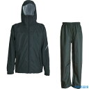 ■TRUSCO コンフォートレインスーツ ブラック M TRW344091M(8564312)