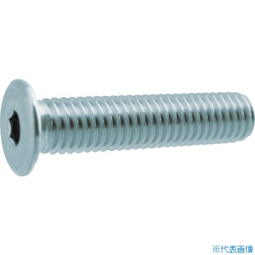 ■TRUSCO 超低頭キャップボルト ステンレス M8×10 3本入 /六角穴付ボルト(CAP) Y3110810(8567471)