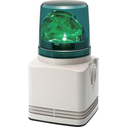■パトライト 電子音内蔵LED回転灯 色：緑 RFT24AG(8568338)[送料別途見積り][法人...