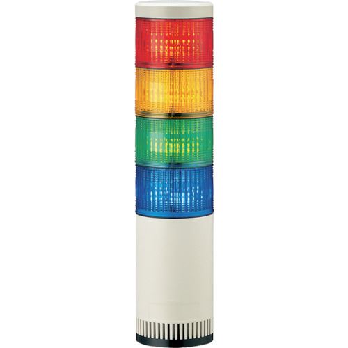 ■パトライト　シグナルタワー　LED大型積層信号灯 LGE410FBRYGB(8568588)[送料 ...