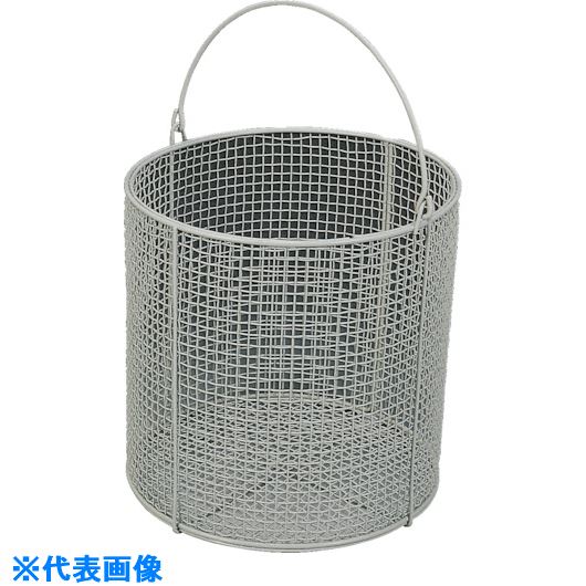 ■フロンケミカル フッ素樹脂コーティング洗浄かご 丸型タイプ 膜厚約50μ NR3301003(8569463)[送料別途見積り][法人・事業所限定][掲外取寄]
