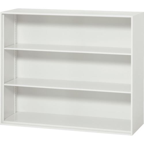 ■DAISHIN 壁面収納庫オープン型 上下兼用W1200 ホワイト V124510K(8569552)[法人限定][外直送元]