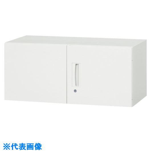 ■DAISHIN 壁面収納庫 両開き型 上置き専用W800 ホワイト V84004H(8569591)[法人限定][外直送元]