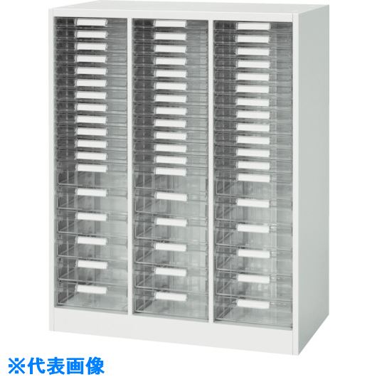 ■DAISHIN 壁面収納庫 A4レターケースコンビ型 下置き専用W800 ホワイト V84011PSDA(8569613)[法人限定][外直送元]